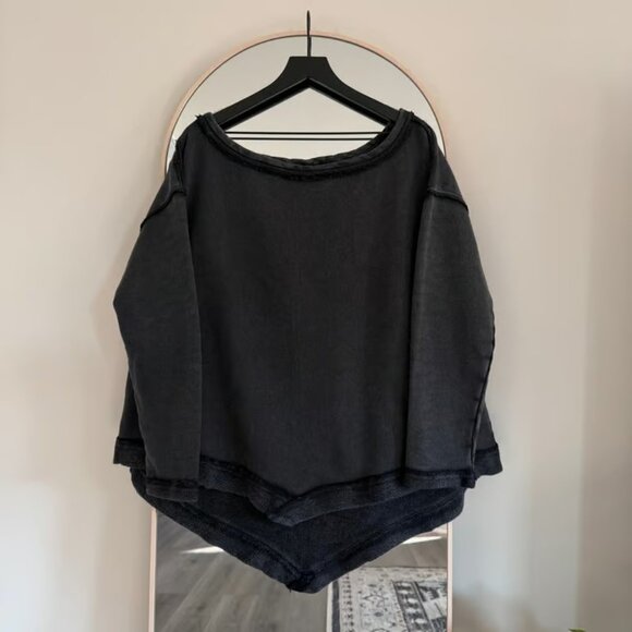 Free People Tops - Free People Conrad Pullover Black